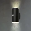 Briloner Væglampe Med Sensor|Væglamper > Udendørs LED-væglampe 3787015, sort, sensor, op/ned