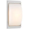 Væglampe Med Sensor ^ LCD Udendørs LED-væglampe 052, stål, glas, bevægelsessensor