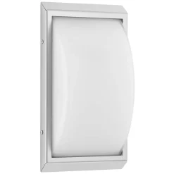 Væglampe Med Sensor ^ LCD Udendørs LED-væglampe 052, stål, glas, bevægelsessensor
