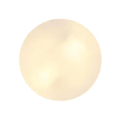 Globo Terrassebelysning|Udendørs Loftlamper > Udendørs loftslampe Vranos, sølvfarvet, Ø 24 cm, aluminium