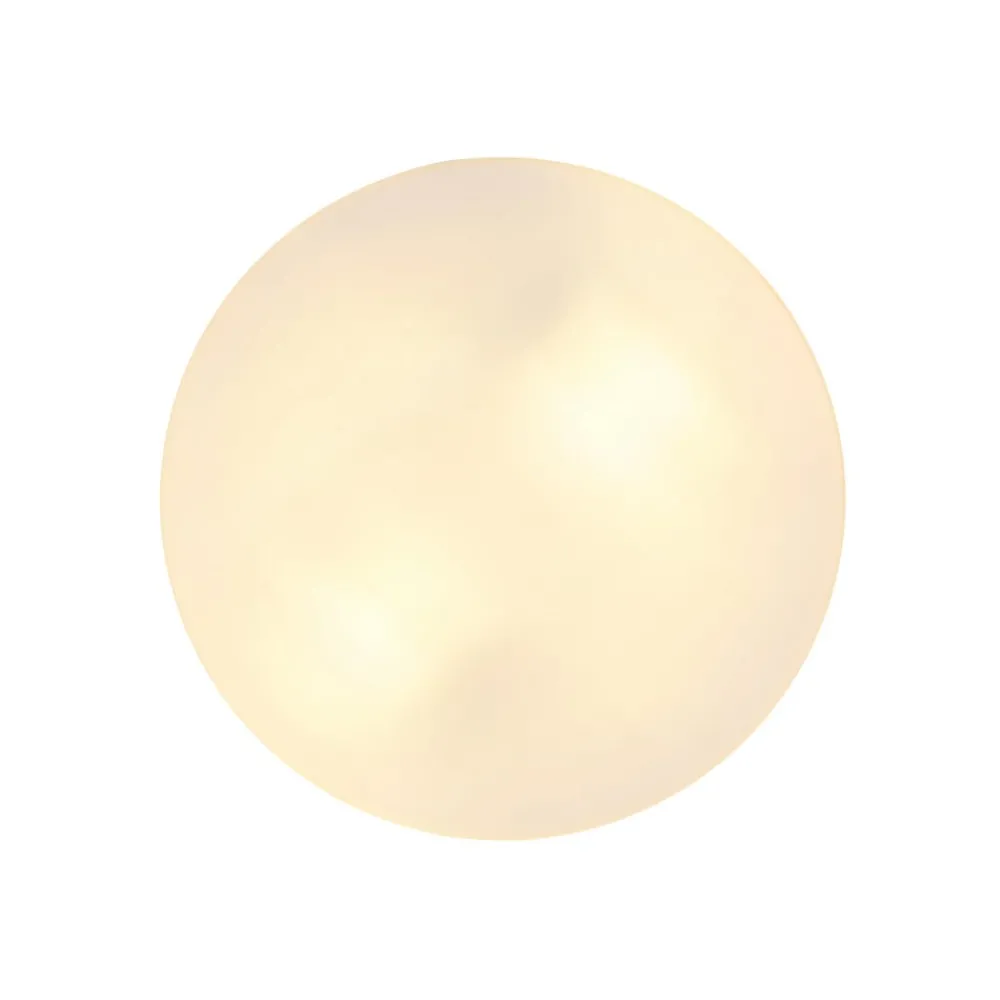 Globo Terrassebelysning|Udendørs Loftlamper > Udendørs loftslampe Vranos, sølvfarvet, Ø 24 cm, aluminium