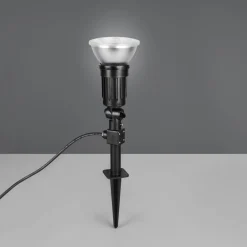 Reality Leuchten Udendørs Spot > Udendørs spotlampe Caceres, sort, plast, IP44, vipbar