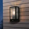 EGLO Væglampe Med Sensor|Væglamper > Udendørs væglampe Alamonte med sensor, sort