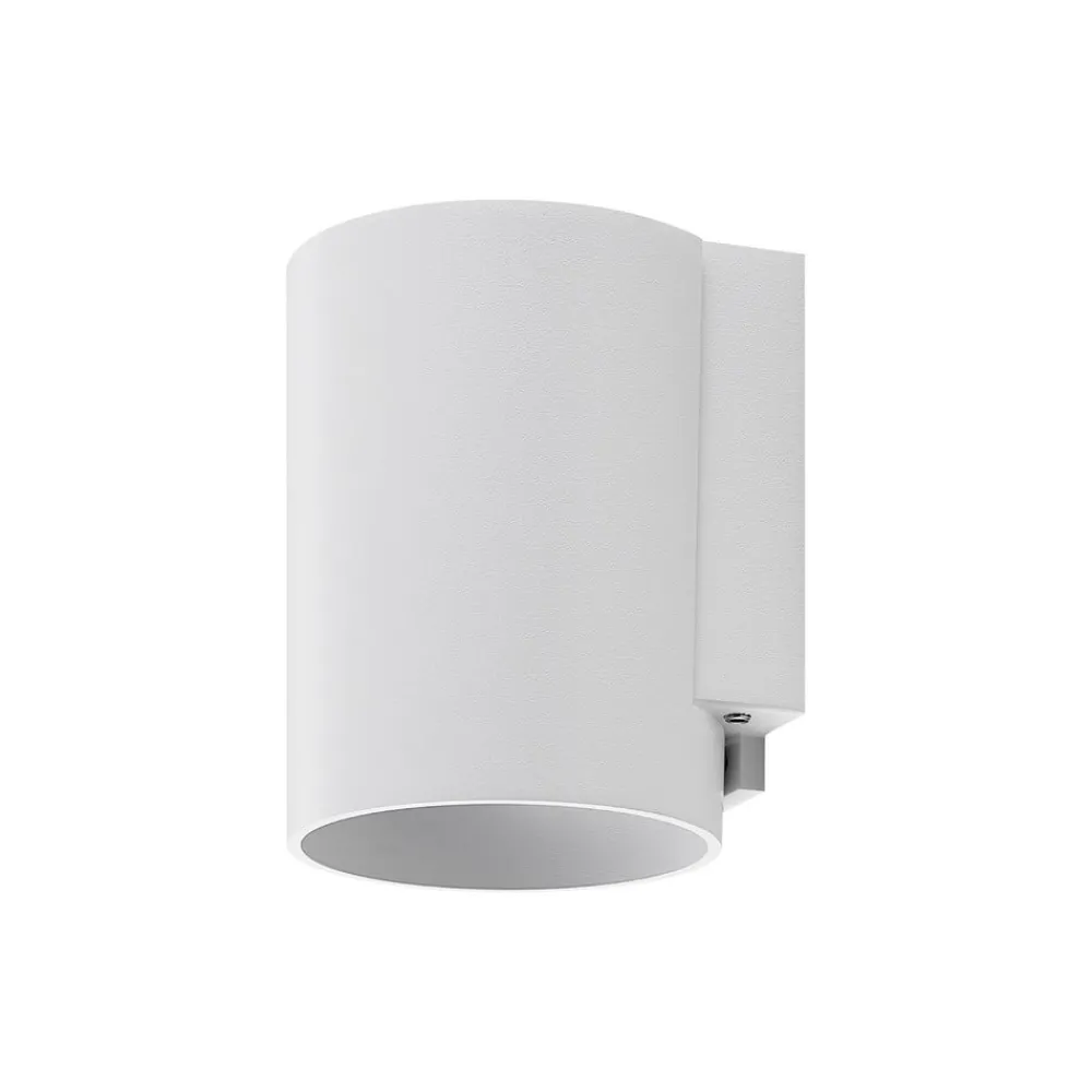 Væglamper ^ Deko-Light Udendørs væglampe CAN, hvid, 1 lyskilde, Ø 8 cm, IP65, metal, GU10