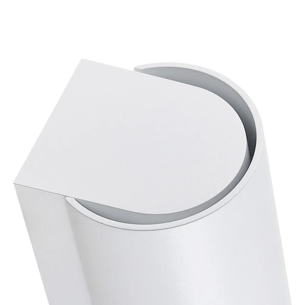 Væglamper ^ Deko-Light Udendørs væglampe CAN, hvid, 1 lyskilde, Ø 8 cm, IP65, metal, GU10
