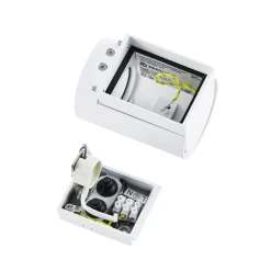 Væglamper ^ Deko-Light Udendørs væglampe CAN, hvid, 1 lyskilde, Ø 8 cm, IP65, metal, GU10