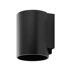 Deko-Light Væglamper > Udendørs væglampe CAN, sort, 1 lyskilde, Ø 8 cm IP65 metal GU10