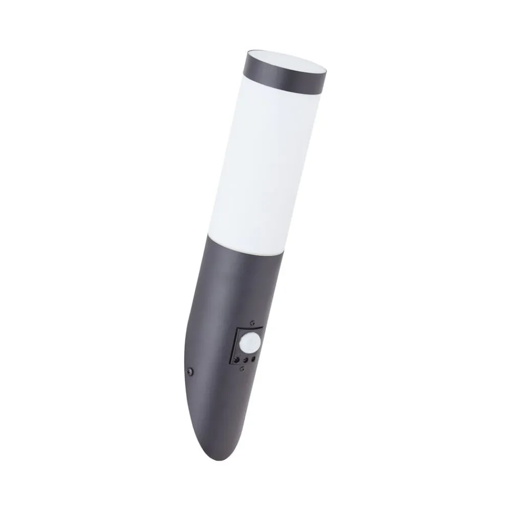 Væglampe Med Sensor|Væglamper ^ Brilliant Udendørs væglampe Dody Sensor, sort, metal, plast