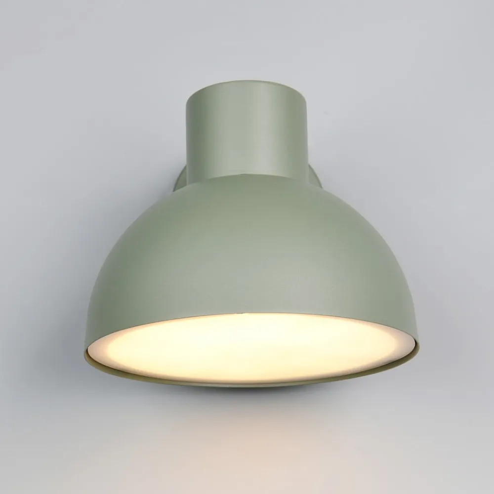 Trio Lighting Væglamper > Udendørs væglampe Elbe, grøn, trykstøbt aluminium, E27