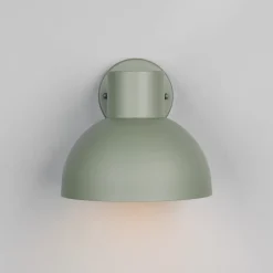 Trio Lighting Væglamper > Udendørs væglampe Elbe, grøn, trykstøbt aluminium, E27