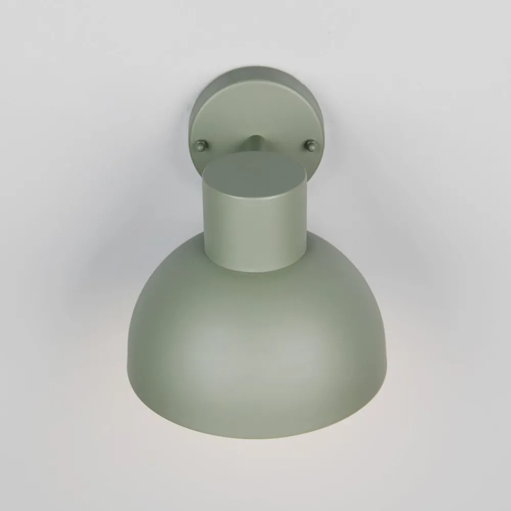 Trio Lighting Væglamper > Udendørs væglampe Elbe, grøn, trykstøbt aluminium, E27