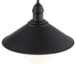 Argon Terrassebelysning > Udendørs væglampe Enduro, sort, stål, glas, IP44, E27