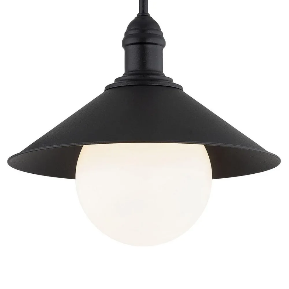 Argon Terrassebelysning > Udendørs væglampe Enduro, sort, stål, glas, IP44, E27