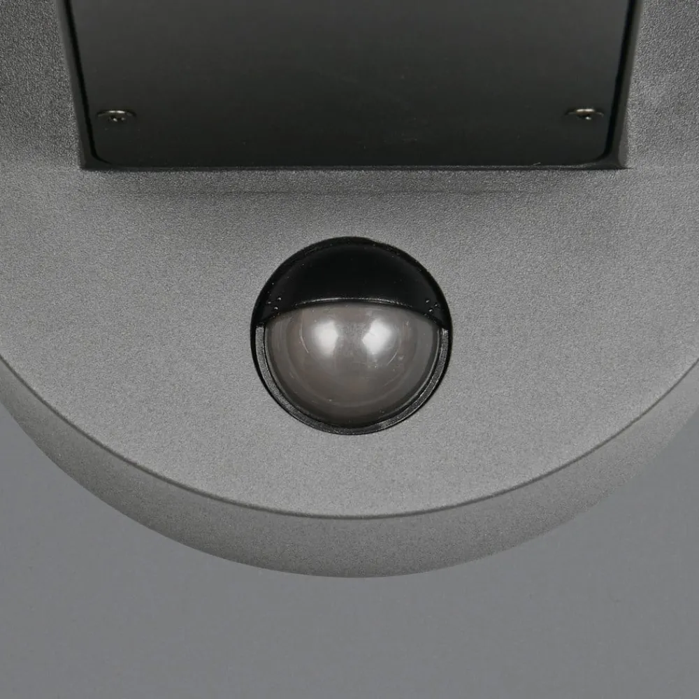 Trio Lighting Væglampe Med Sensor > Udendørs væglampe Fraser Sensor grå/betonlook, aluminium IP54 E27
