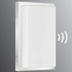 LCD Væglampe Med Sensor > Udendørs væglampe Julea, stål, bevægelsessensor