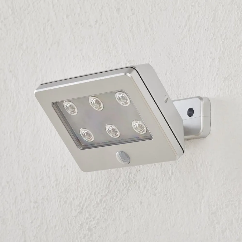 Væglampe Med Sensor|Væglamper ^ Briloner Udendørs væglampe Kollig, sensor, batteridrevet