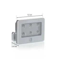 Væglampe Med Sensor|Væglamper ^ Briloner Udendørs væglampe Kollig, sensor, batteridrevet