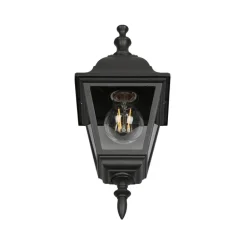Trio Lighting Terrassebelysning > Udendørs væglampe Livenza, bundfatning, sort, aluminium