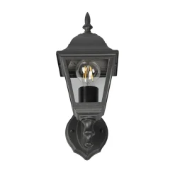 Trio Lighting Terrassebelysning|Væglamper > Udendørs væglampe Livenza, topfatning, sort, aluminium