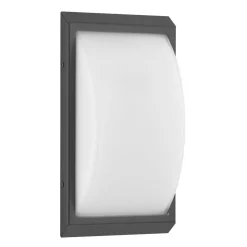 LCD Væglampe Med Sensor > 053 udendørs væglampe med bevægelsessensor, grafit