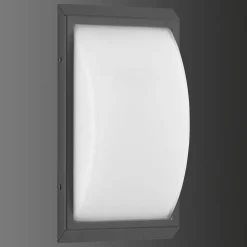 LCD Væglampe Med Sensor > 053 udendørs væglampe med bevægelsessensor, grafit