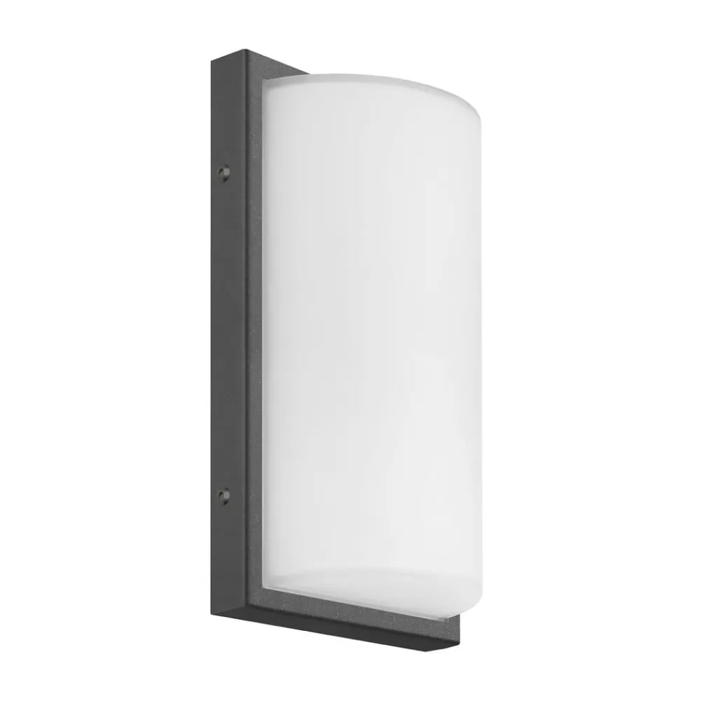 Væglampe Med Sensor ^ LCD 039 udendørs væglampe med bevægelsessensor, grafit