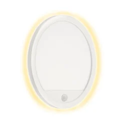 Telefunken Væglampe Med Sensor > Udendørs væglampe med sensor Nizza Ø 28cm hvid 4.000K
