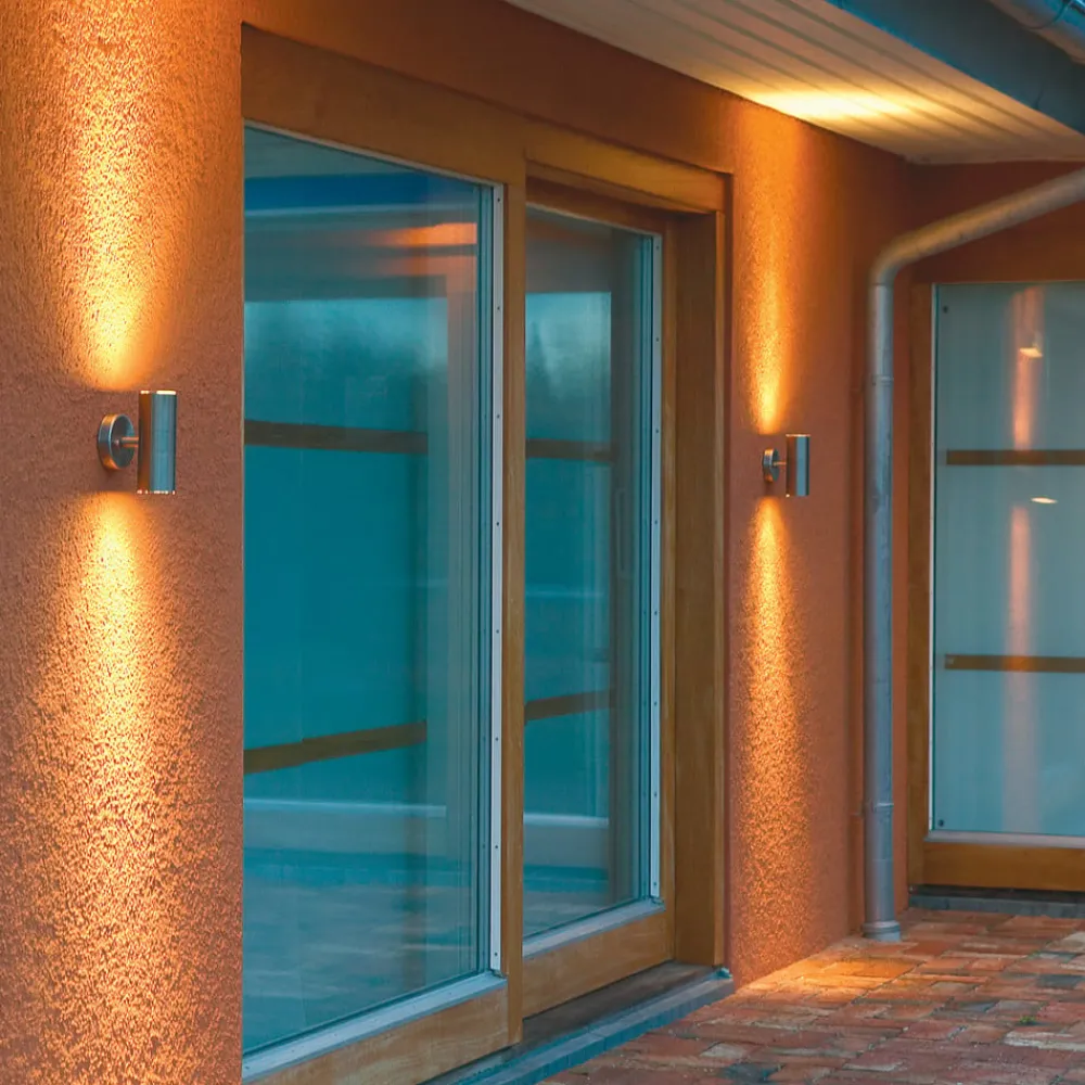 Konstsmide Væglamper > Udendørs væglampe Modena, stål, 2 lyskilder