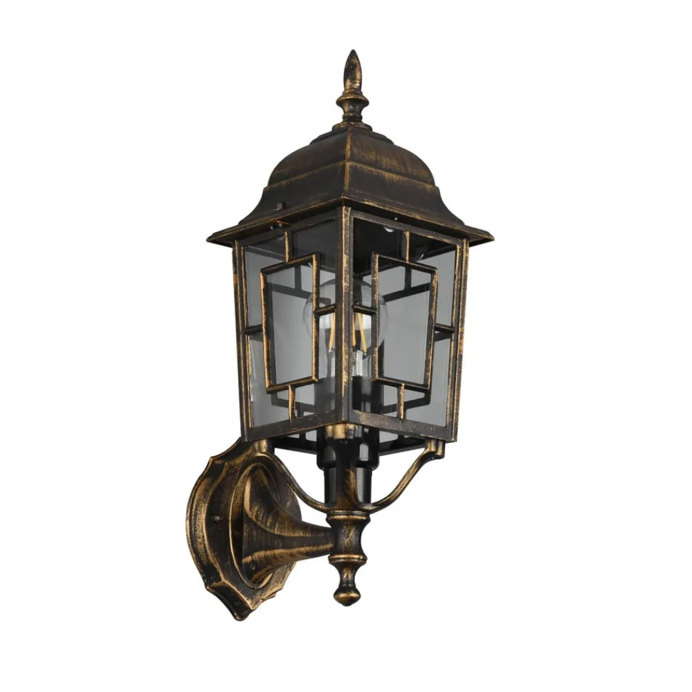 Trio Lighting Væglamper > Udendørs væglampe Volturno, topfatning, rustfarvet antik