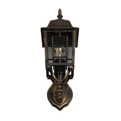 Trio Lighting Væglamper > Udendørs væglampe Volturno, topfatning, rustfarvet antik