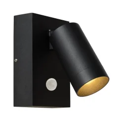 Lucide Udendørs Spot > Udendørs vægspot Taylor Sensor, 1 lyskilde sort