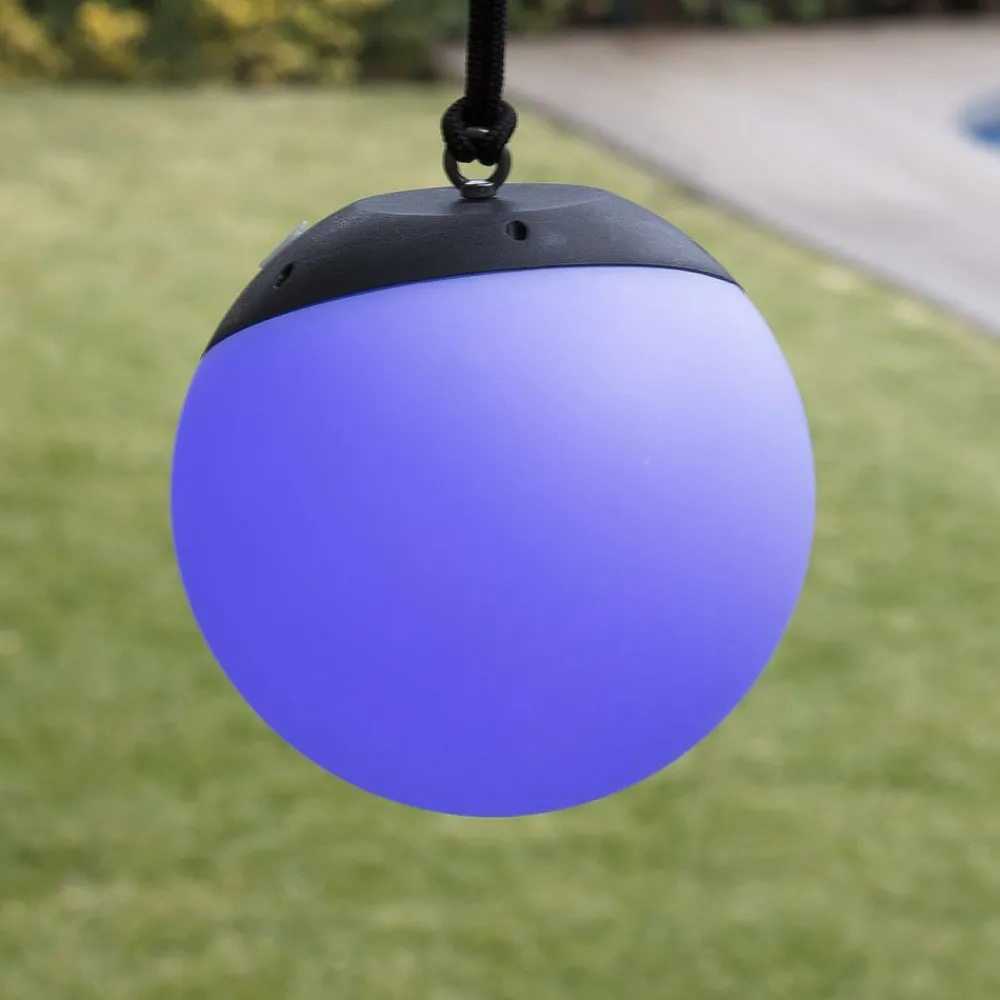 Udendørs Pendellamper ^ FARO BARCELONA Udvendig LED-hængelampe Voila, mobil, RGBW