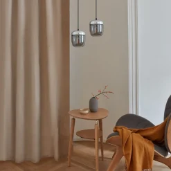 UMAGE Pendellamper > Acorn hængelampe 2 lyskilde røggrå stål