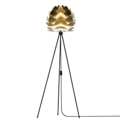 UMAGE Gulvlamper > Aluvia mini gulvlampe messing trefod sort
