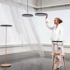 UMAGE Gulvlamper|Gulvlamper > Asteria Floor LED-gulvlampe, sort