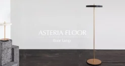 UMAGE Gulvlamper|Gulvlamper > Asteria Floor LED-gulvlampe, antracit
