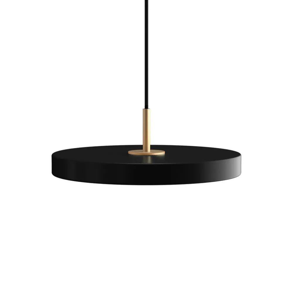Pendellamper|Pendellamper ^ UMAGE Asteria mini hængelampe, messing, sort