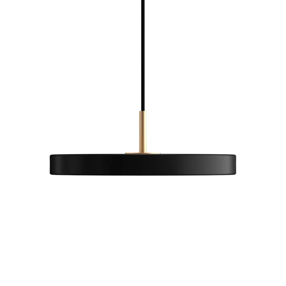 Pendellamper|Pendellamper ^ UMAGE Asteria mini hængelampe, messing, sort
