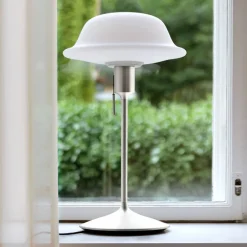 UMAGE Bordlamper > Butler bordlampe glasskærm, stålfod