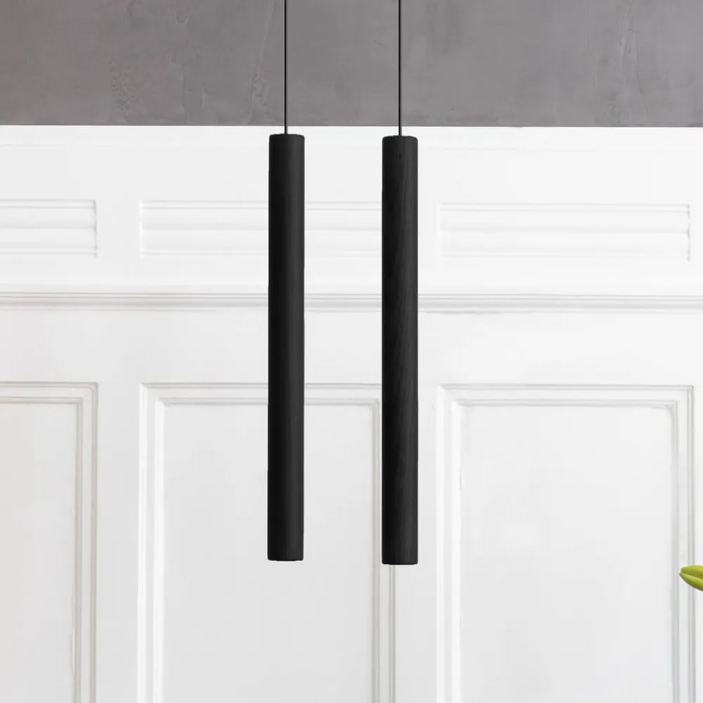 UMAGE Pendellamper > Chimes Tall LED-pendellampe, sort eg