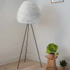 UMAGE Gulvlamper|Gulvlamper > Eos Evia medium gulvlampe hvid/sort treben