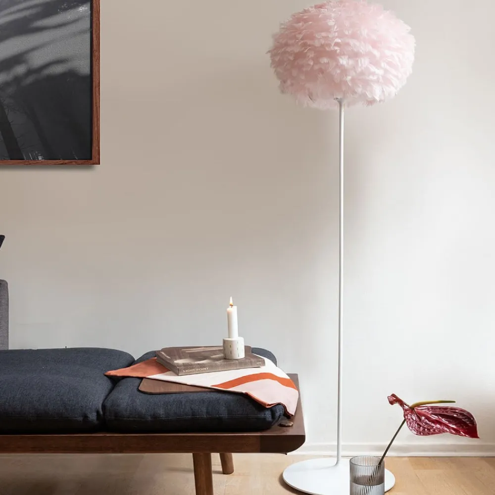 UMAGE Gulvlamper > Eos medium gulvlampe rosa hvidt stel