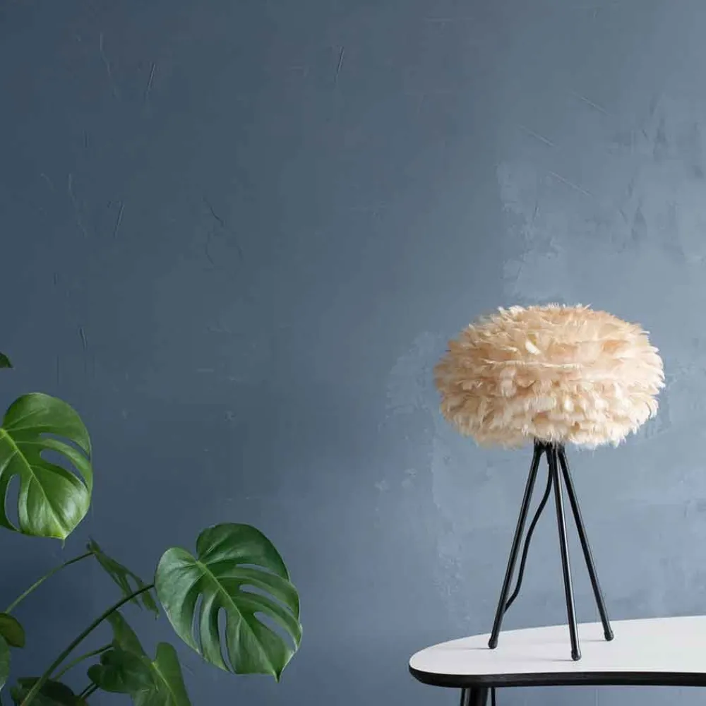 Bordlamper ^ UMAGE Eos Mini bordlampe brun, sort trefod