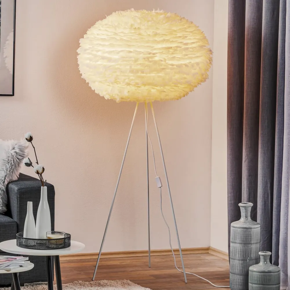 Gulvlamper|Gulvlamper ^ UMAGE Eos X-large gulvlampe, tre ben, hvid