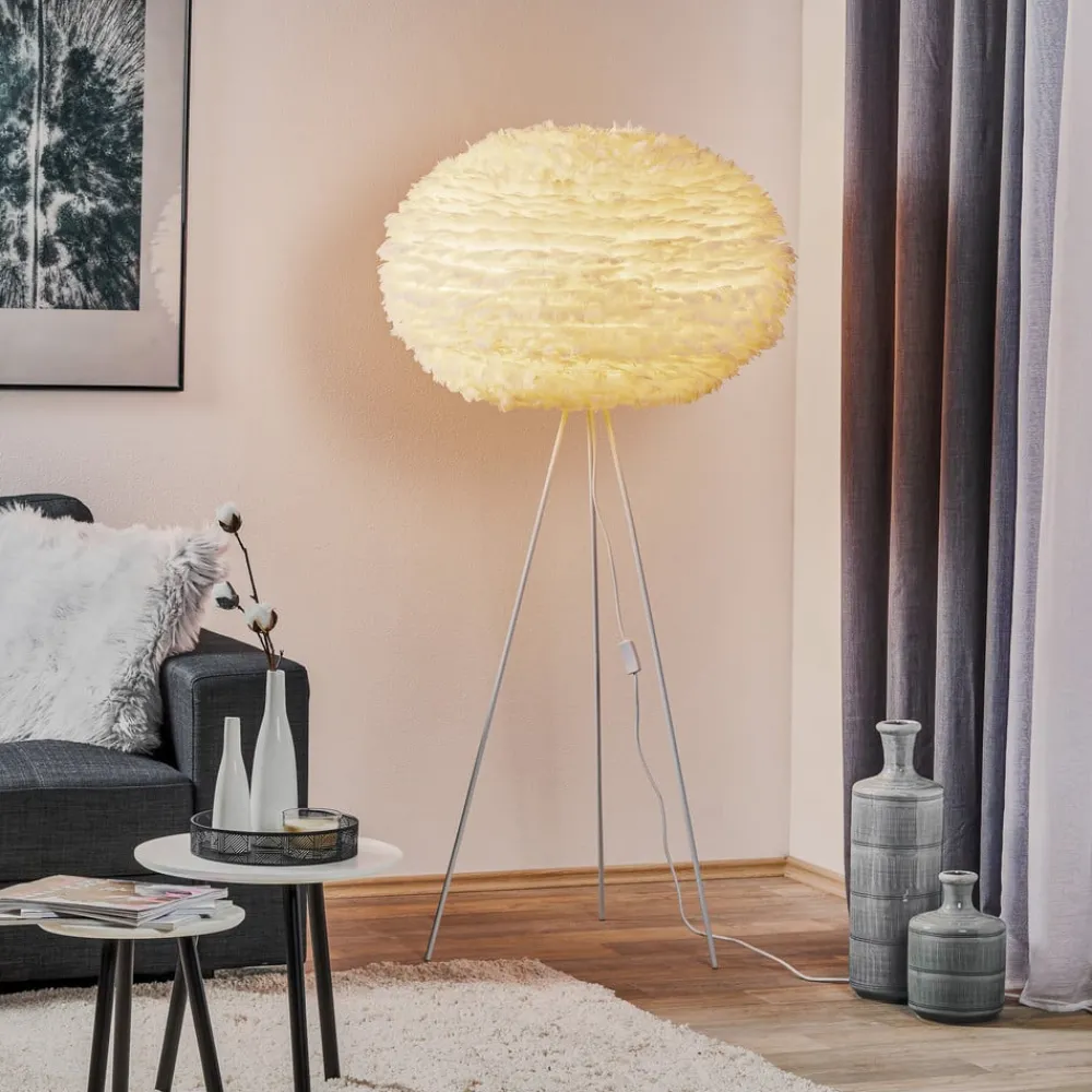 Gulvlamper|Gulvlamper ^ UMAGE Eos X-large gulvlampe, tre ben, hvid