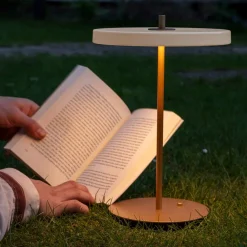 Pendellamper|Bordlamper ^ UMAGE LED-bordlampe Asteria Move perlehvid/messing 31cm