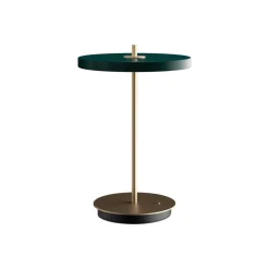 Bordlamper ^ UMAGE LED-bordlampe Asteria Move skovgrøn/messing 31cm