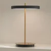 UMAGE Bordlamper > LED-bordlampe Asteria Move sort/messing 31 cm