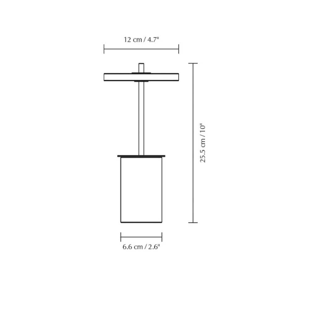 Dekorationsbelysning ^ UMAGE LED-bordlampe Asteria Move Mini, hvid 26 cm IP44