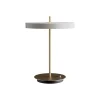 Arbejdsrum/Kontor ^ UMAGE LED-bordlampe Asteria Table, USB, lysegrå/messing